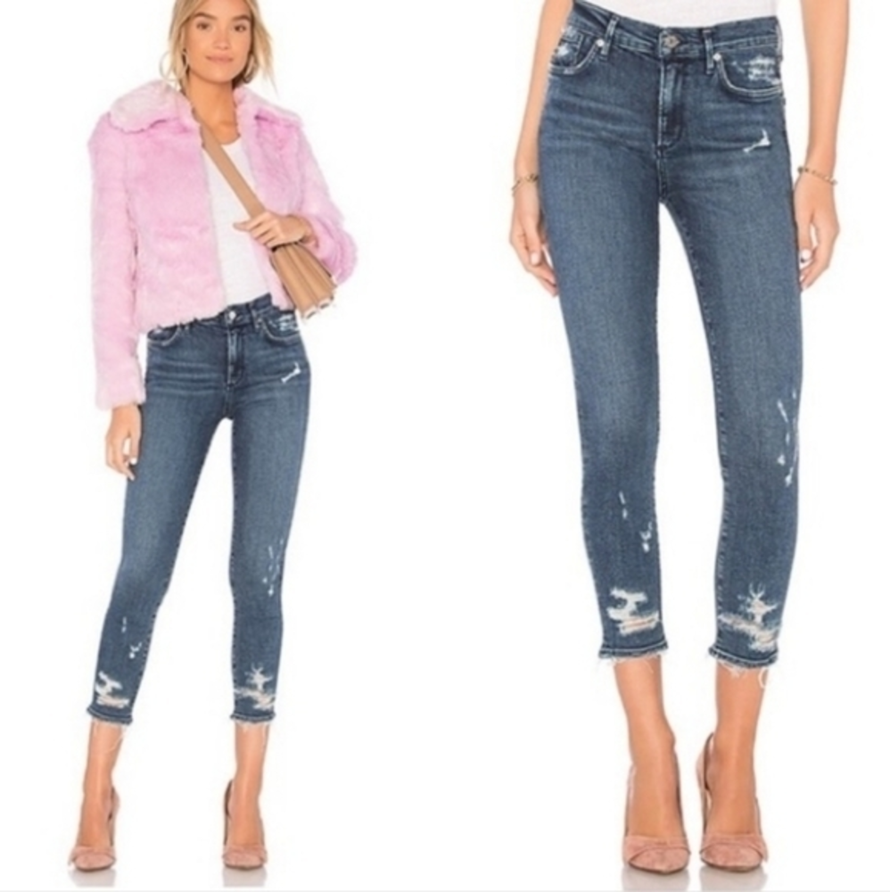 AGOLDE | Sophie High Rise Skinny Crop in Paradox - Size 26